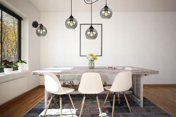 MODERN LAMPA KNKIET ELEGANT GLASSKÄRM