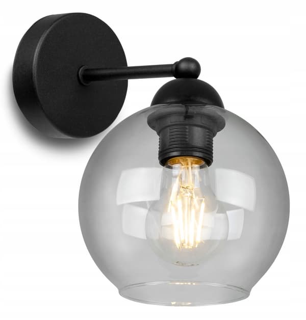 MODERN LAMPA KNKIET ELEGANT GLASSKÄRM