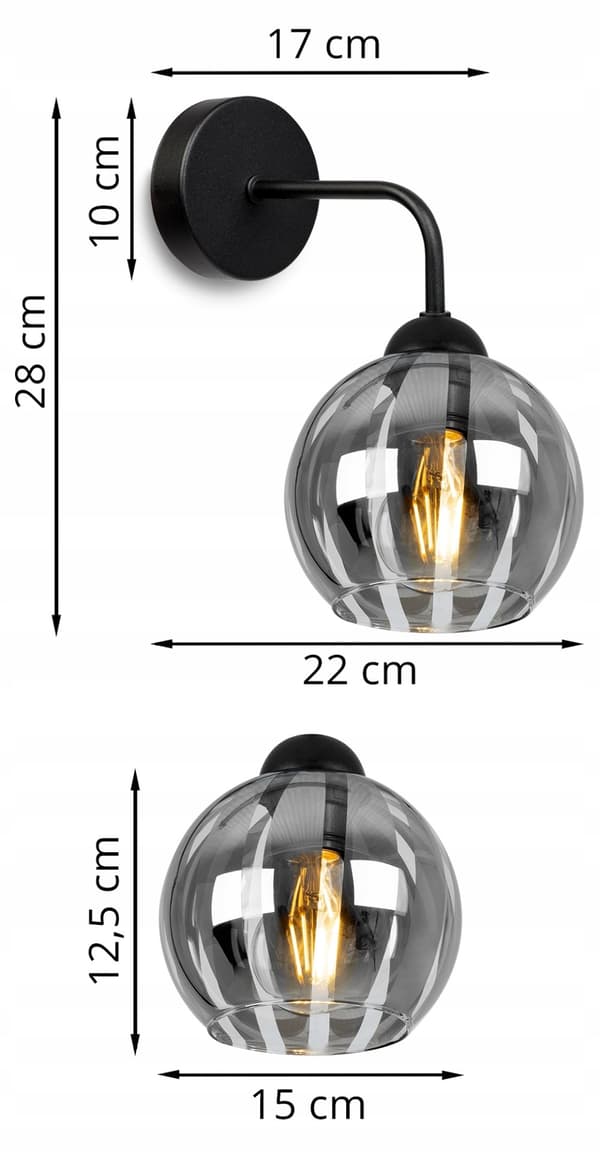ELEGANT LAMPA KNKIET ELEGANT GLAS LAMPA