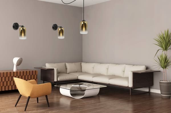 UNIK LAMPA KNKIET ELEGANT GLASSKÄRM