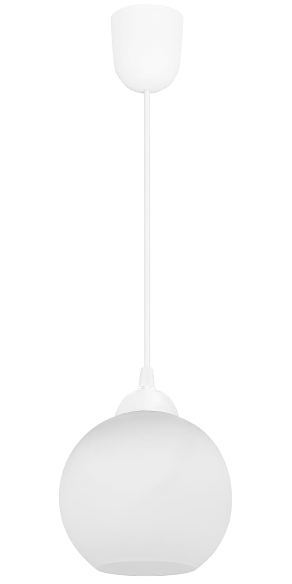 KLASSISK METALL HÄNGLAMPA GLASSKÄRM