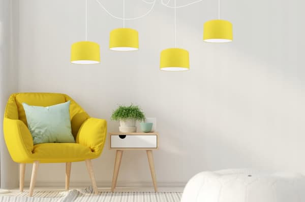 TAK HÄNGLAMPA SPIDER LAMPSKÄRM LED-FÄRGER
