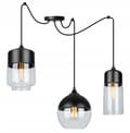 Miniatyrbillede 6 af 10: ELEGANT SPIDDERHÆNGENDE LAMPE GLASSKÆRM