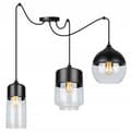 Miniatyrbillede 10 af 10: ELEGANT SPIDDERHÆNGENDE LAMPE GLASSKÆRM
