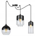 Miniatyrbillede 1 af 10: ELEGANT SPIDDERHÆNGENDE LAMPE GLASSKÆRM