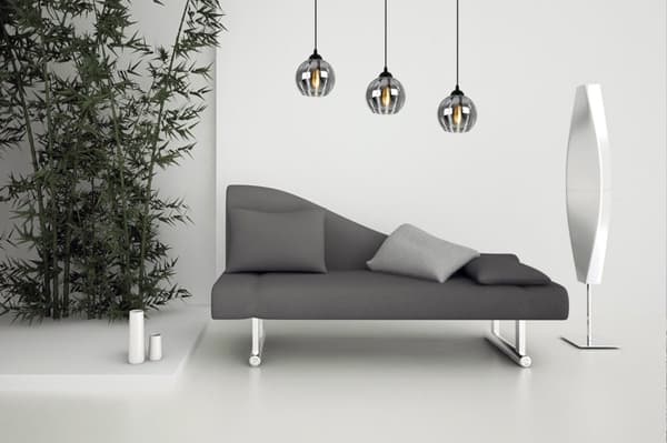 ELEGANT KROMGLAS HÆNGELAMPEKUGL