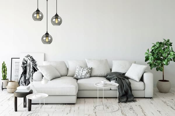 HÆNGELAMPE MODERNE ELEGANT GLASKUGLE