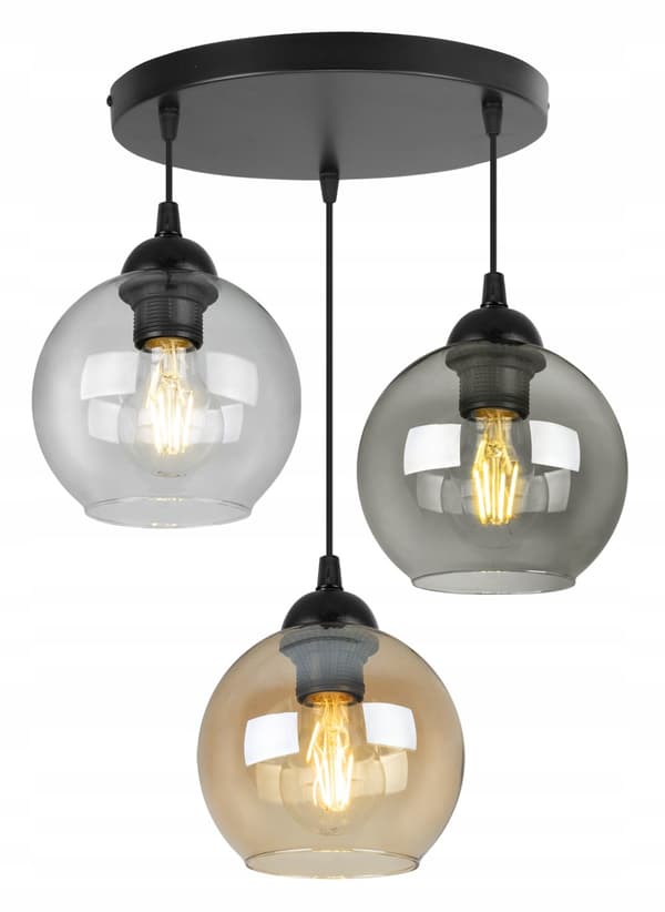 HÆNGELAMPE MODERNE ELEGANT GLASKUGLE
