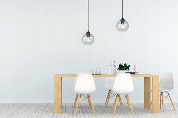 HÆNGELAMPE MODERNE ELEGANT GLASKUGLE
