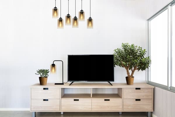 HÆNGELAMPE MODERNE ELEGANT GLASSKÆRM
