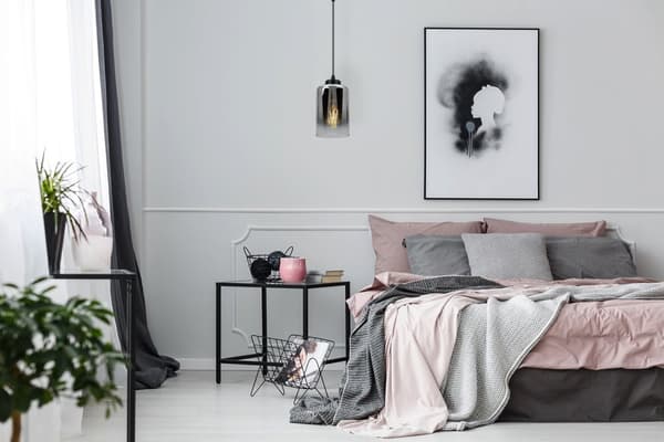 TAKLAMPA HÄNGANDE LJUSSTAKARE LOFT ELEGANT GLAS LAMPA GRAFIT