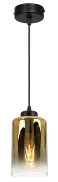 Miniatyrbild 8 av 10: TAKLAMPA HÄNGANDE LJUSSTAKARE LOFT ELEGANT GLAS LAMPA GRAFIT