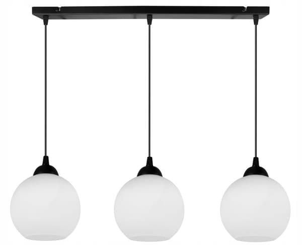 KLASSISK METALL HÄNGLAMPA GLASSKÄRM