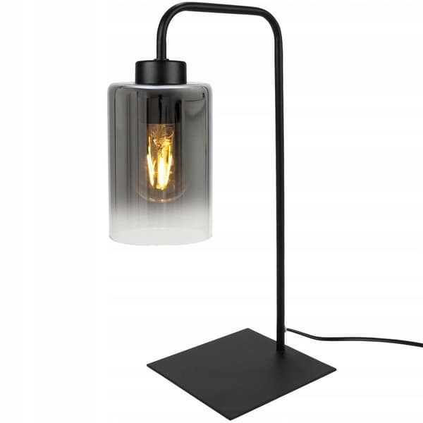 ELEGANT NAT-BORDSLAMPE AF GLAS