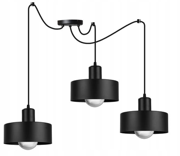 MODERN SPINDELHÄNGNINGSLAMPA METALL LAMPSKYDD