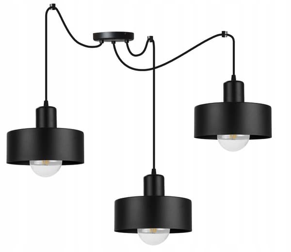 MODERN SPINDELHÄNGNINGSLAMPA METALL LAMPSKYDD