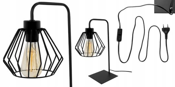 NATTLAMPA BORDSLAMPA WIRAK SVART LED