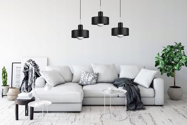 MODERN TAK HÄNGLAMPA METALL LAMPSKÄRM