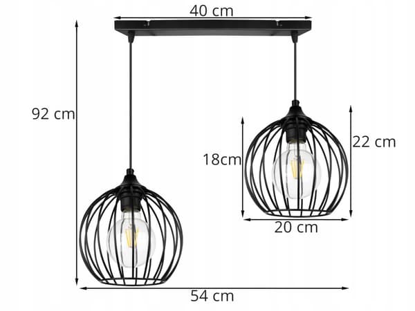 MODERNI EDISON KRIPPUVALAISIN PÖYDÄN YLÄLLÄ