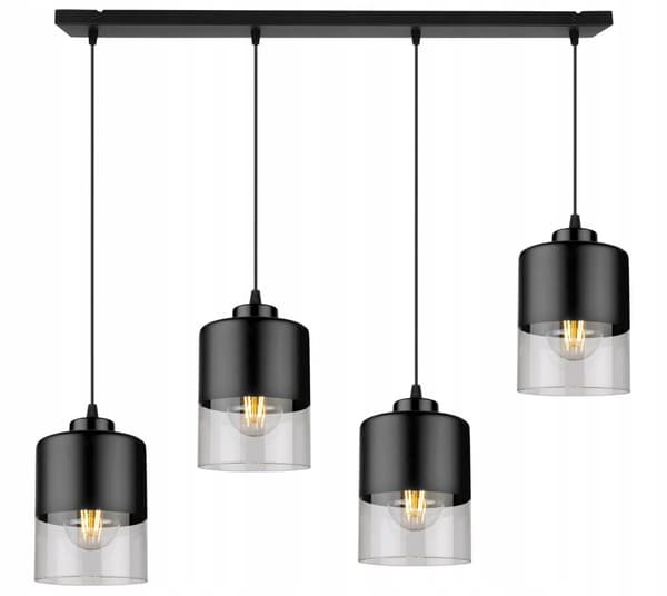 MODERN TAK HÄNGLAMPA GLAS LJUSKRAKA