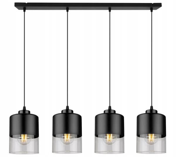 MODERN TAK HÄNGLAMPA GLAS LJUSKRAKA