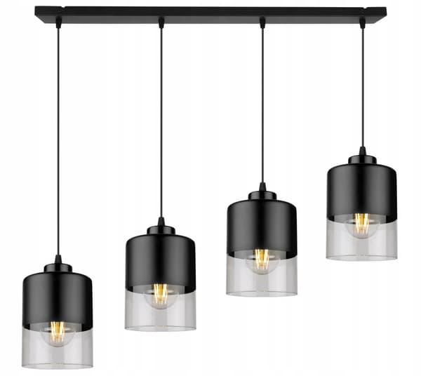 MODERN TAK HÄNGLAMPA GLAS LJUSKRAKA