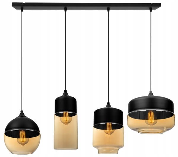 LOFTSLAMPE, GLAS PLAFON, LED SKÆRM