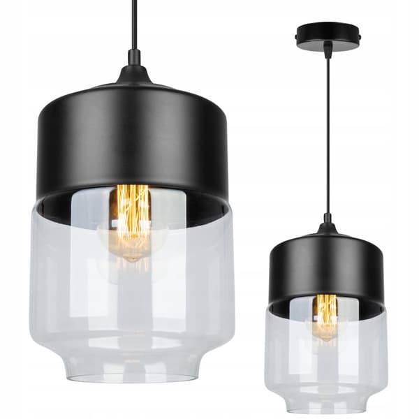 HÄNGANDE TAKLAMPA, GLAS PLAFON, LED-SKÄRM