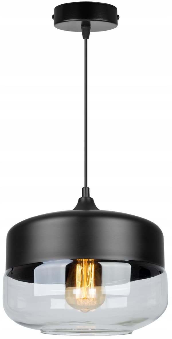 LOFTSLAMPE, GLAS PLAFON, LED SKÆRM