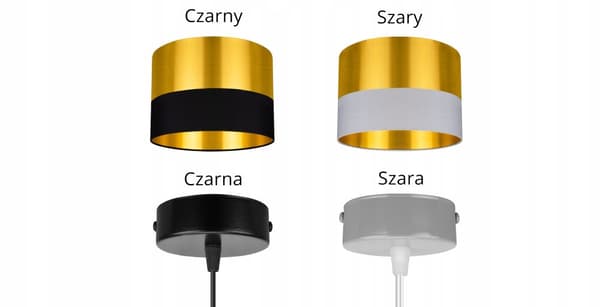 TAK HÄNGLAMPA LAMPSKÄRM GULD LED