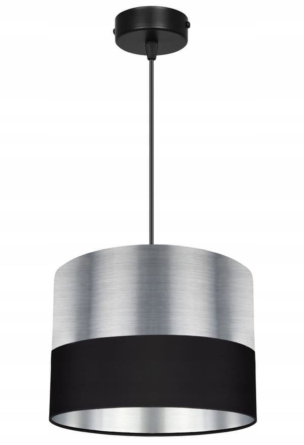 HÆNGE LOFTSLAMPE LAMPESKÆRM KROM LED