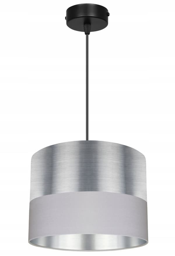 HÆNGE LOFTSLAMPE LAMPESKÆRM KROM LED