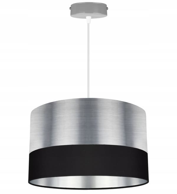 HÆNGE LOFTSLAMPE LAMPESKÆRM KROM LED
