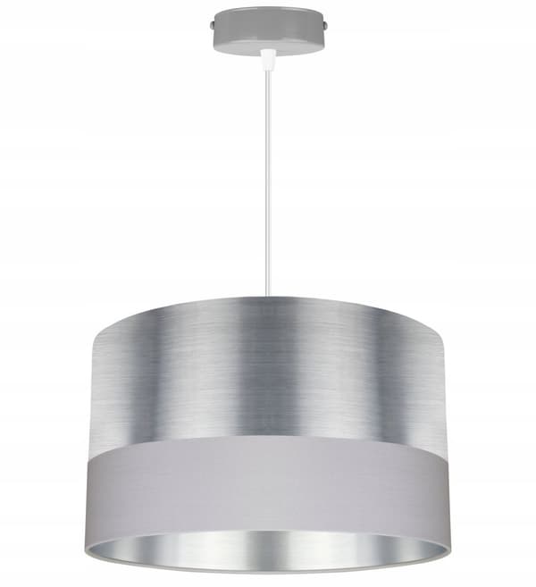 HÆNGE LOFTSLAMPE LAMPESKÆRM KROM LED
