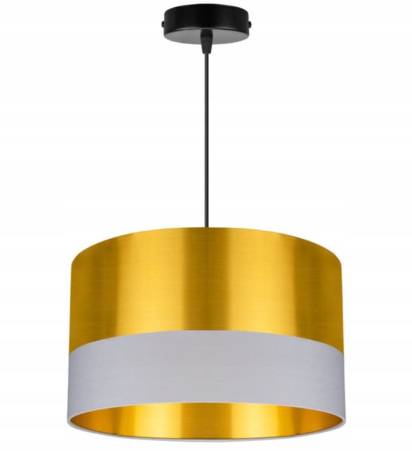 TAK HÄNGLAMPA LAMPSKÄRM GULD LED