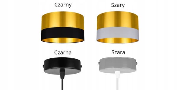 TAK HÄNGLAMPA LAMPSKÄRM GULD LED