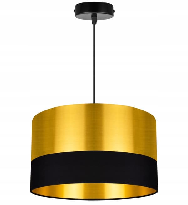 TAK HÄNGLAMPA LAMPSKÄRM GULD LED