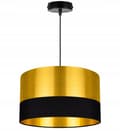 Miniatyrbild 1 av 10: TAK HÄNGLAMPA LAMPSKÄRM GULD LED