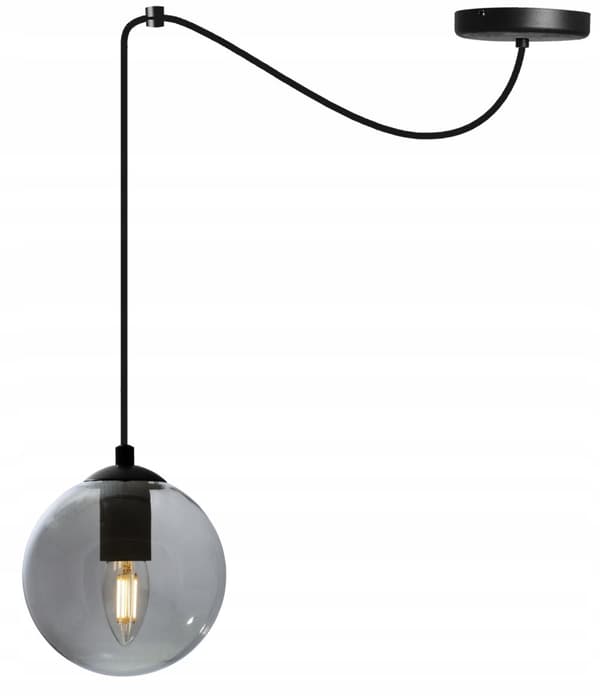 LOFT HÆNGELAMPE GLASKUGLESPIDER LED