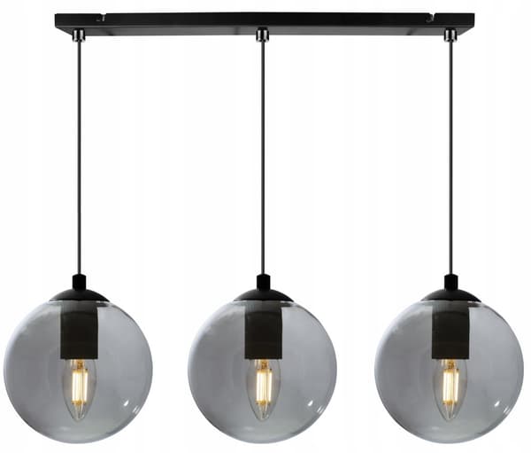 TAK HÄNGLAMPA GLASKULA LED VAL