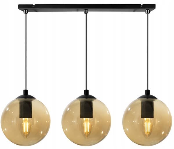 TAK HÄNGLAMPA GLASKULA LED VAL