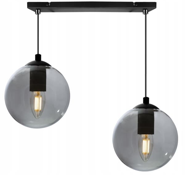 TAK HÄNGLAMPA GLASKULA LED VAL