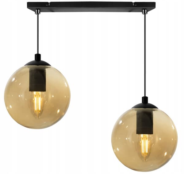 TAK HÄNGLAMPA GLASKULA LED VAL