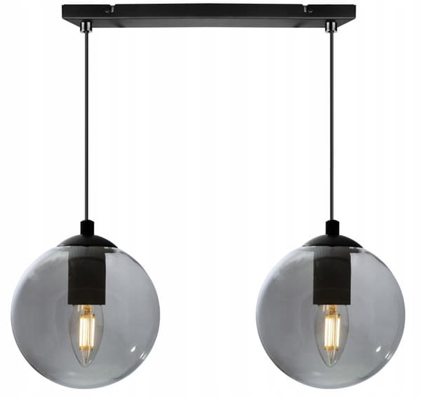 TAK HÄNGLAMPA GLASKULA LED VAL