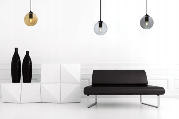 TAK HÄNGLAMPA GLASKULA LED VAL