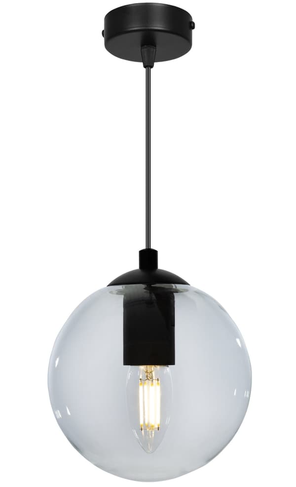 TAK HÄNGLAMPA GLASKULA LED VAL