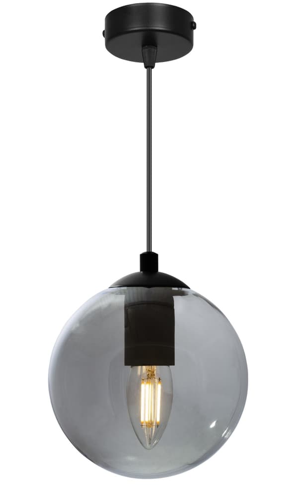 TAK HÄNGLAMPA GLASKULA LED VAL