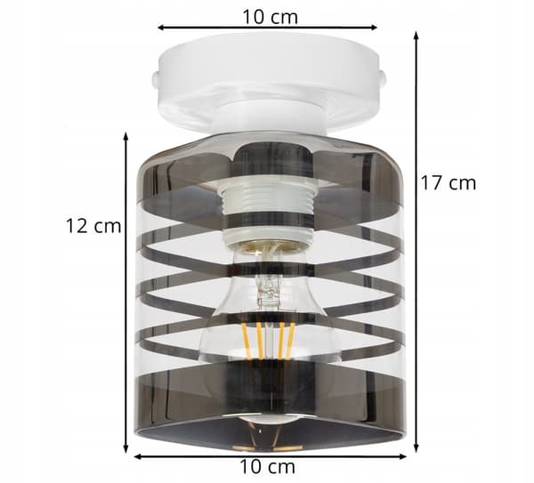 LOFTSLAMPE LOFTSLAMPE VÆGLAMPE STÅL LED