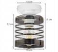 Miniatyrbillede 5 af 7: LOFTSLAMPE LOFTSLAMPE VÆGLAMPE STÅL LED