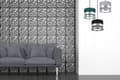 Miniatyrbild 5 av 10: TAK HÄNGLAMPA MODERN KROM LAMPSKÄRM LED
